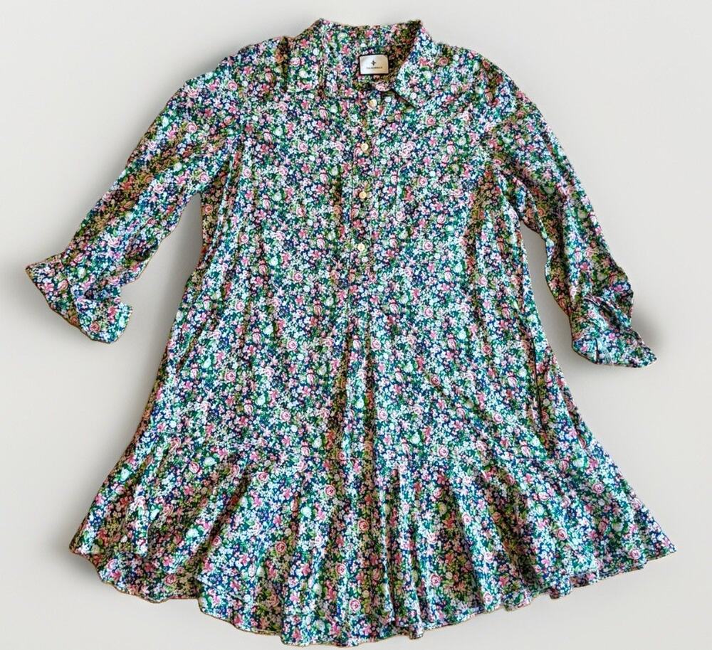 Tuckernuck Pomander Place Ditsy Floral Lucy Mini Shift Dress M Pockets